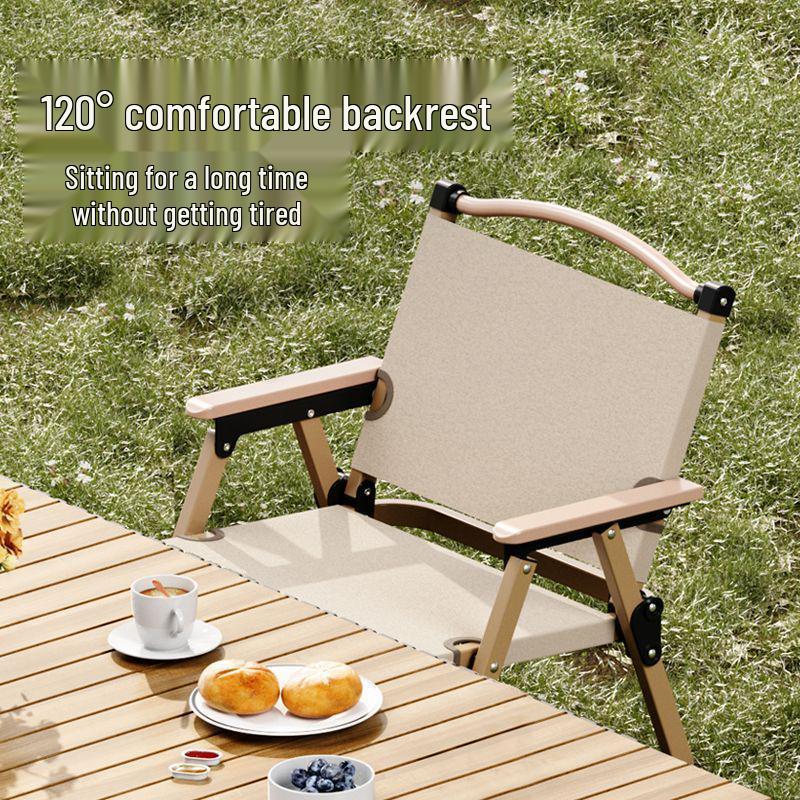 Kermit Portable Outdoor Folding Chair & Table Set - Ideal for Camping, Picnic, Fishing, or Beach Use