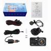 Wow 4-Inch Touchscreen HD Dual Lens Dash Cam with 1080P Front & Rear Recording