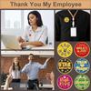 Zeyune 48 Pcs Recognition P Employee of The Month Lapel Pin 3/4 Inch Employee Appreciation P Team Gift for Award Employees Staff Bulk(Reward Style)
