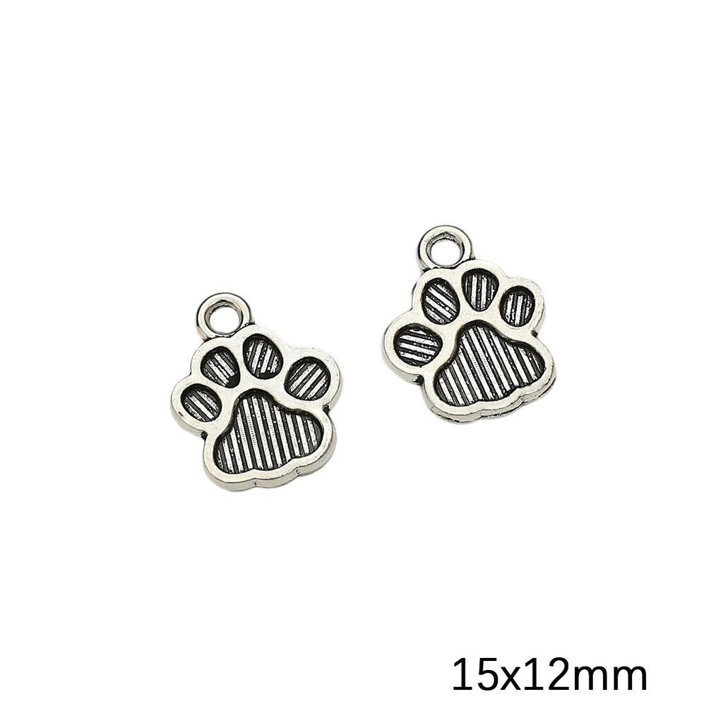 Antique Silver Moon Pentagram Pendant for DIY Jewelry Making