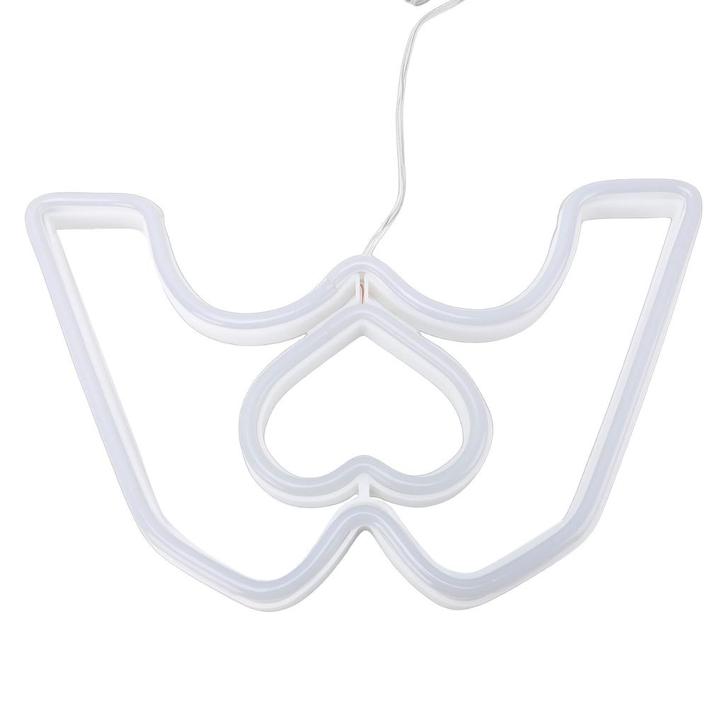 Heart Hands Neon Sign Red White Loghting Battery Operated Love Finger Neon Light for Room Decoration