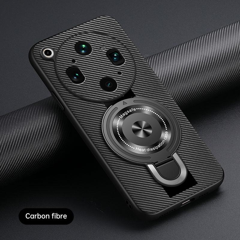 For OPPO Find X9 Ultra Wireless Charging Magnetic Ring Holder Phone Case For Find X9Ultra Soft Frame PU Leather Shockproof Cover
