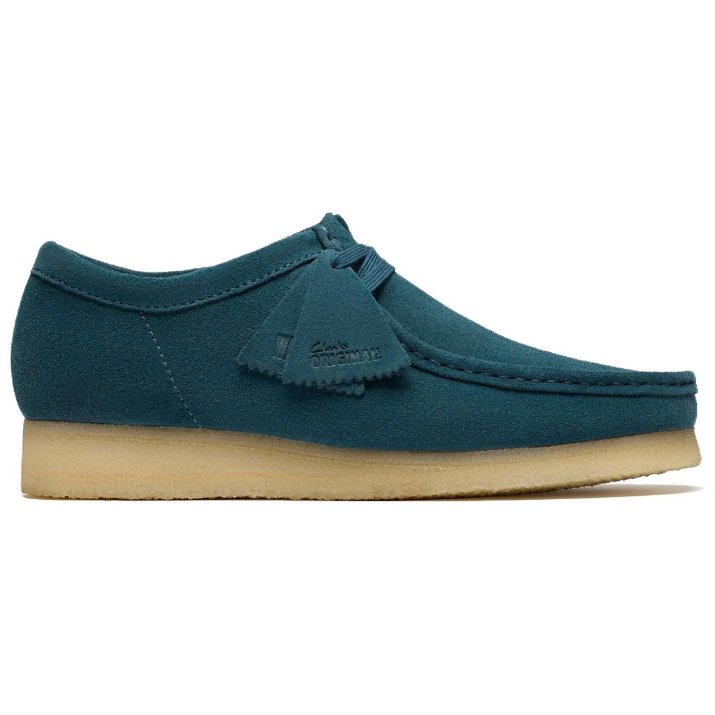 Clarks Wallabee Comfortable Simple Casual Shoes Men sneaker Medium-Blue 26183758