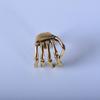 Women Ear Clip, Skeleton Claw Hand Snap-On Non-Pierced Ear Clip, Punk Dark Style Elastic Buckle Earring for Daily Party Wear