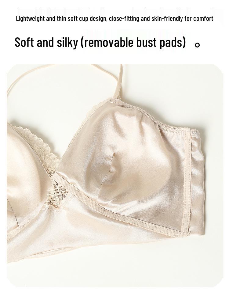 Lace Back Minimizing Camisole Bra - Wireless, Supportive Lingerie for Women