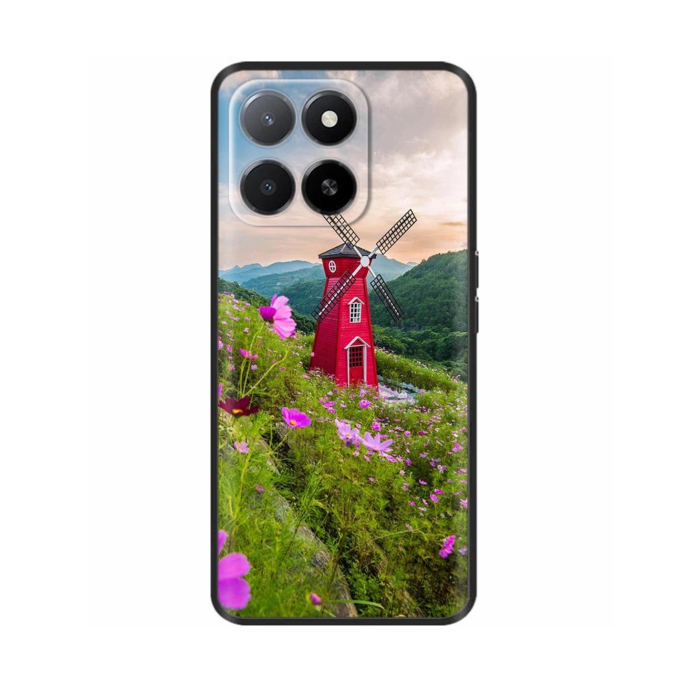 Für Honor X5B Plus Hülle Für Honor X5b 2024 Stoßfest Weiches TPU Silikon Handyhülle Für honorX5B X 5b Capa Cartoon Matt Bumper