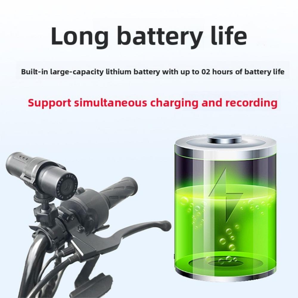 Motorcycle Driving Recorder Dvr Mobile Phone Interconnection High Definition 1080P Outdoor Waterproof Riding Recorder