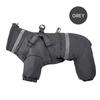 New Dog Clothes Winter Warm Overalls Small Medium Dog Jumpsuit Jacket Thicken Padded Coat with Harness Adjustable Reflective