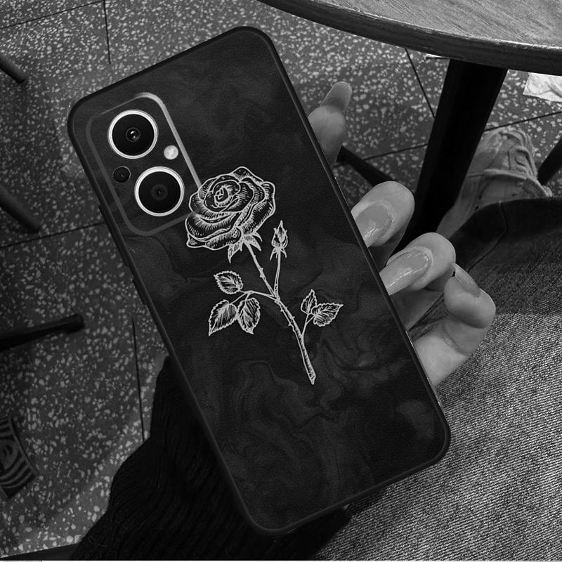 Rose Flower Floral For OPPO Reno 10 11 12 13 14 Pro 7 8 Lite 8T 11F 12F 13F 14F OPPO Find X8 X9 X5 X6 Pro Case