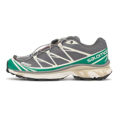 SALOMON XT-6 Stoff Synthetisches Leder Runde Zehe Stoßdämpfend Rutschfest Abriebfest Leicht Low-Top Wanderschuhe Unisex Wanderschuhe L47627800