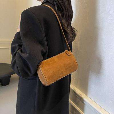 Bolsa casual feminina outono e inverno 2025 nova moda alta qualidade textura design nicho ombro único transversal bolsa almofada