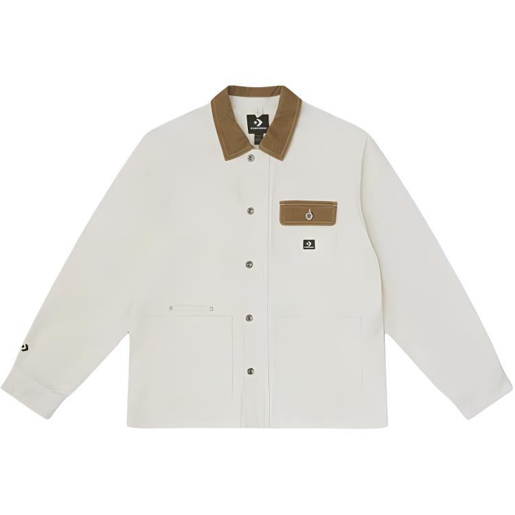 

New Converse Shirts Unisex Ecru 10026550-A03 M