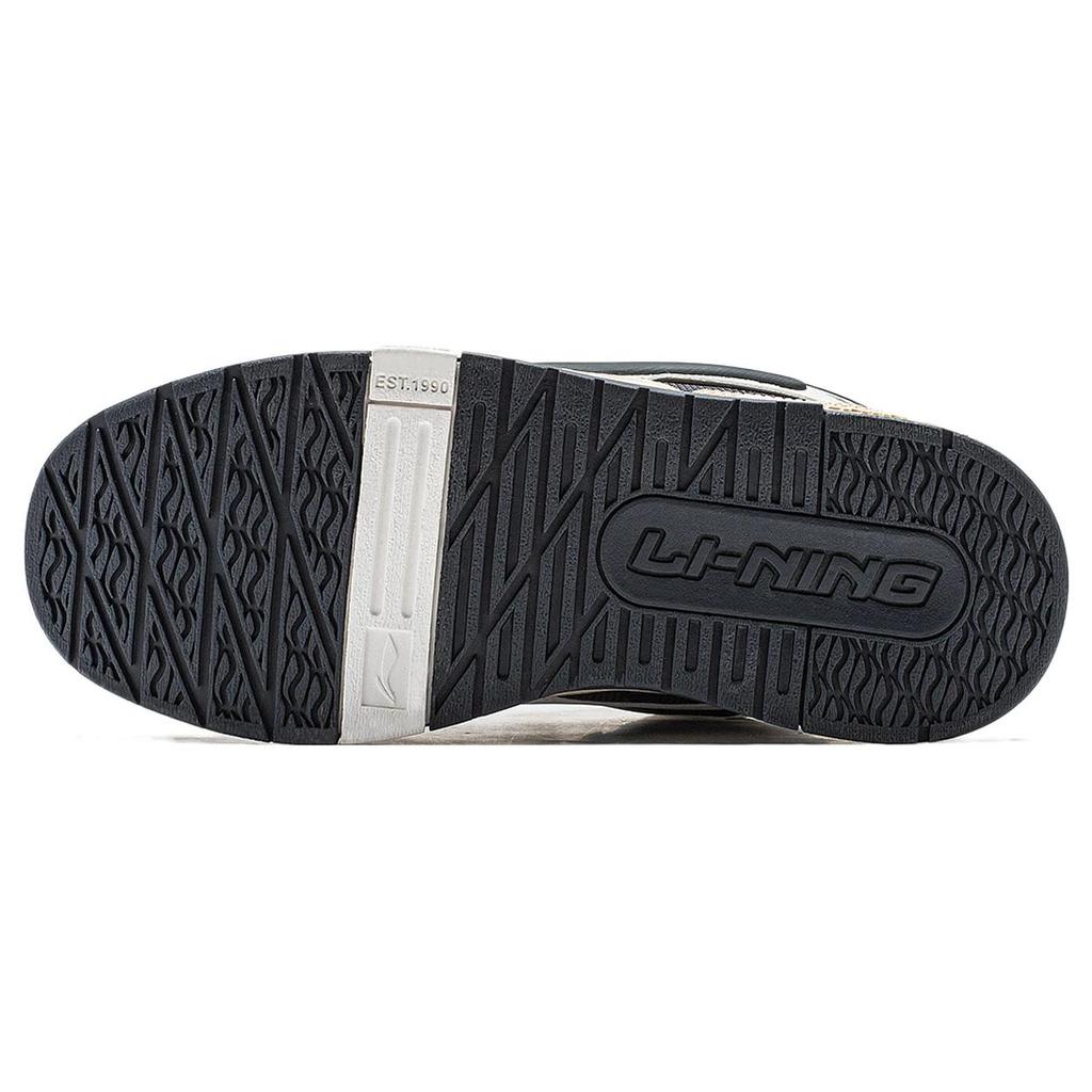 New LiNing Journey V2 Anti Slip And Wear Resistant Lightweight Low Top Skateboard Shoes Men's White Black AGCT137-5