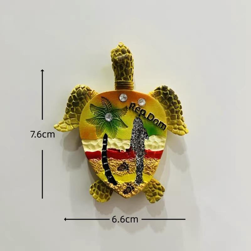 Dominican Republic Travel Souvenir Refrigerator Magnet 3D Refrigerator Magnet Decorative Refrigerator Magnet