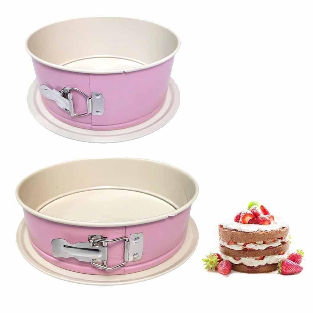 Non-Stick Springform Cake Pan Removable Bottom Cake Mold Baking Tools  Household Use