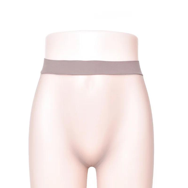 Бесследные колготки Высокоэластичные Маслянистые Блестящие Прозрачные Колготки Ультратонкие Колготки Сексуальное Экзотическое Белье Формирователь Ног Open Crotch