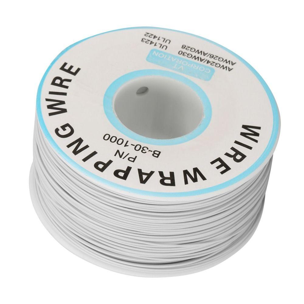 Colorful 30AWG Wire Wrapping Copper Wire 0.25mm Core Diameter 200M Tin Plated Copper Cord Wrapping Wire Wire Wrapping