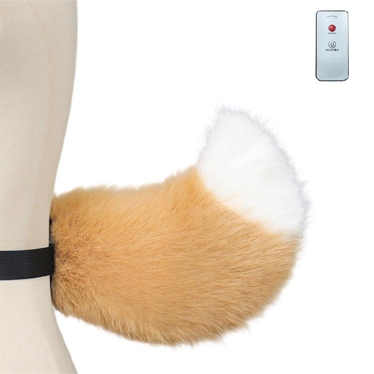 Soft Lamb Tail Sound Activated Moving Props Soft Plush Costume Accessory For Kids adults Costume Educational Games