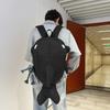 Shark backpack men's trendy brand niche design personality ugly cute breast bag creative backpack female college student funny schoolbag