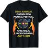 Chicago House Music 28th Chosen Few Picnic and Festival T-Shirt