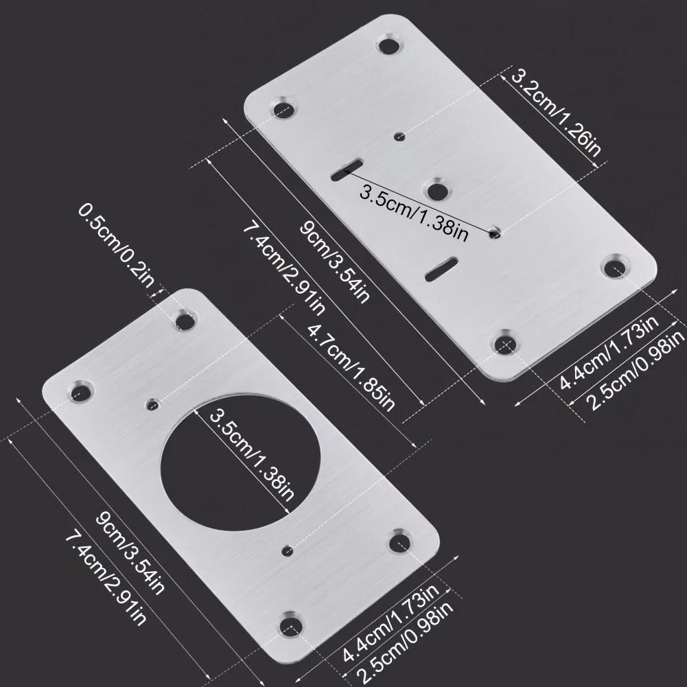 Kitchen Cupboard Door Hinge Mounting Plate With Holes Household Tools Cabinet Hinge Repair Plate Kit Flat Fixing Brace Brackets
