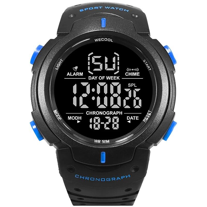 Brand Sport Digital Alarm Multifunction Wrist Watch W-606 Waterproof Watch