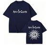2026 Men Sun Star Mandala Graphic T Shirt Grunge Band Style Front Back Print Crewneck Tee Unisex,gift,Top
