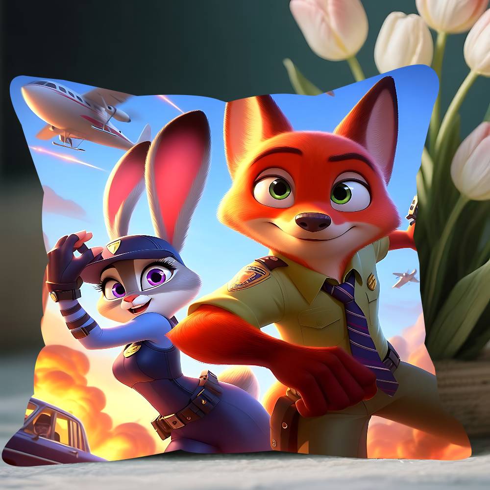 ФИЛЬМ Z-Зверополис 2 Наволочка для спальни и дивана в гостиной Декоративная наволочка 24x24Inch