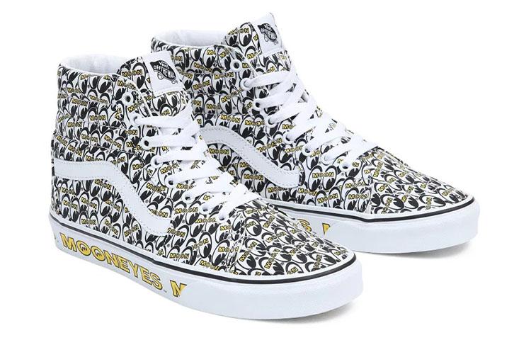 Sk8 Mooneyes x Sk8 Vans-Hi 'True White Yellow' VN0A7Q5N6M5