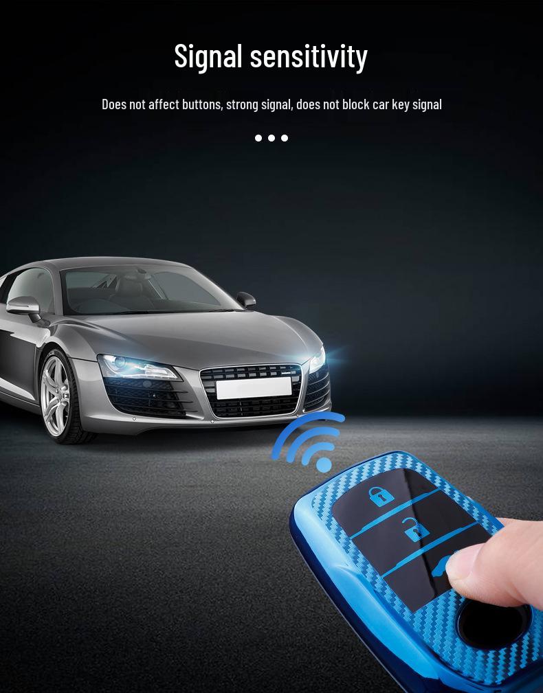 Toyota Car Key Cover for Crown, Highlander, Corolla, Hybrid, Prado, Camry - Shell Case Buckle