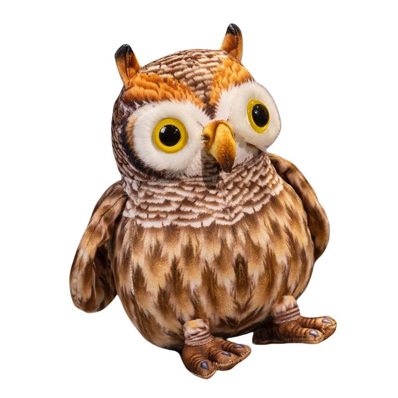 Cartoon Simulation Owl Doll Plush Toy Home Decoration Ornament Children Soothing Rag Doll Birthday Gift