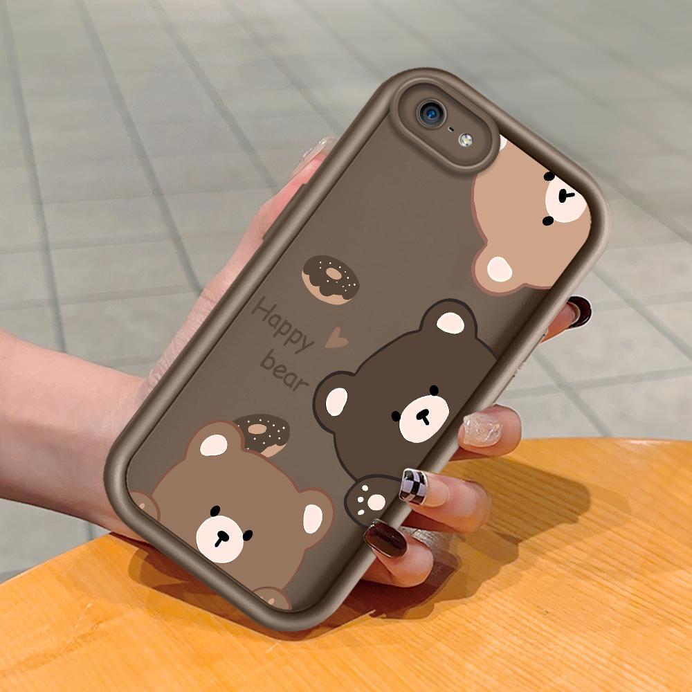 

Мягкий силиконовый квадратный чехол с рисунком лестницы для телефона, полное покрытие камеры, противоударный защитный резиновый чехол для iPhone Infinix Tecno OnePlus iPhone 16 Pro Max коричневый