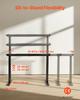 Standing Desk Frame Dual Motor, Electric Adjustable 104-160 Cm Extension Length, 4 Memory Height Settings, Stand Up Table Legs, Sit To Stand Desk Leg