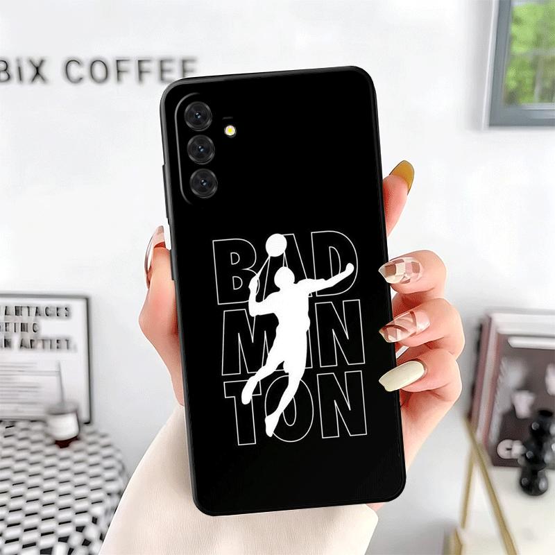 

Badminton Sport Soft Phone Case for Samsung A17 A37 A57 A16 A26 A36 A56 A15 A25 A35 A55 A14 A24 A34 A54 A13 A23 A33 A53 A52 A12 Samsung A36