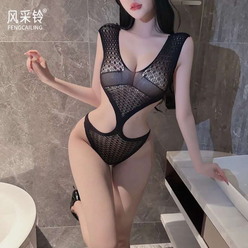 Sexy New  Mesh Fishnet Bodystockings For Women Erotic Lingerie Open Bra Crotchless Bodysuits Sexy Lingerie Bodysuits NTYD