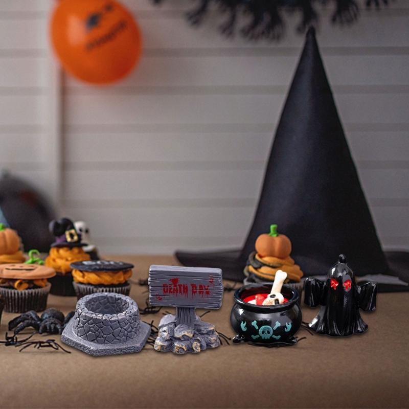 Mini-Friedhofs-Party-Accessoire Tragbare Harzskulptur Sicher für Kinder Und
