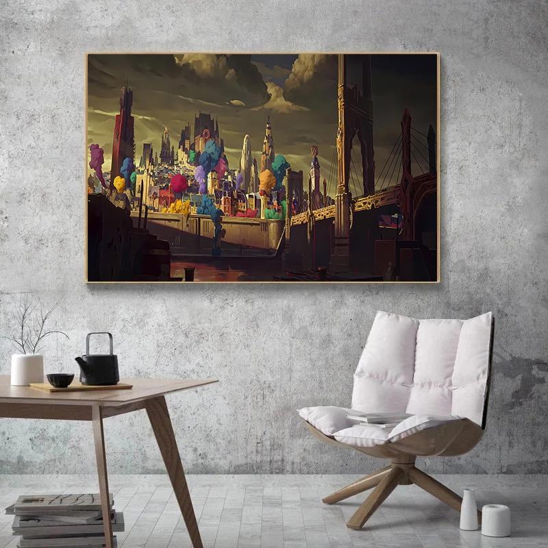 Popular Animation Arcane L-LOL Series Character Game Posters and Prints Canvas Printing Wall Art Picture Living Room Home Decor
