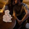 48 Stück Super Freches Turmbauspiel Valentinstag Paar Erwachsene Nachtparty Spiel Lustige Stapel-Herausforderung Familienparty Brettspiel