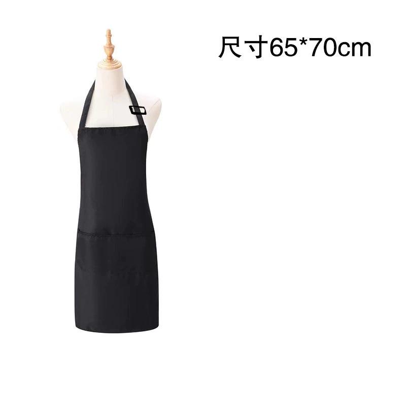 

D2 New Fashion Kitchen Aprons for Woman Men Chef Work Apron for Grill Restaurant Bar Shop Cafes White Waterproof Apron Kitchen чёрный