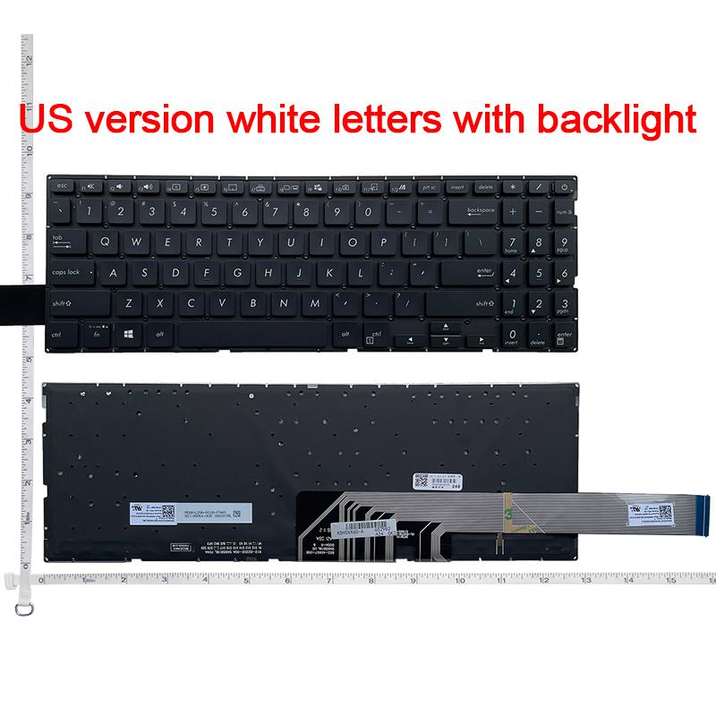 US/RU/LA/SP NEW Laptop Keyboard for ASUS Mars15 X571 X571G X571GT X571GD X571U X571F K571 K571GT F571 F571G F571GT VX60GT VX60G US Backlit