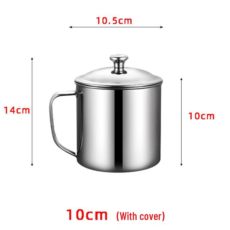 304 Stainless Steel Insulated Mug with Lid and Handle