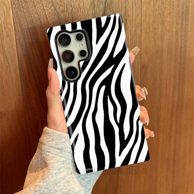 Neue Europäische und Amerikanische Retro Wilde Zebra Muster Samsung S22 Extreme Edition Folien Schutzhülle SamsungS24Ultra