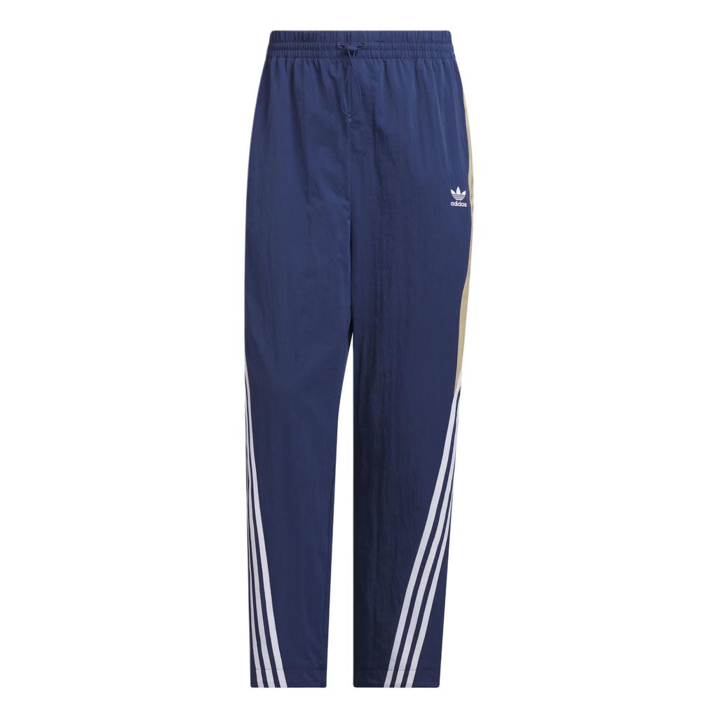 Adidas Originals Loose Fit Simple Striped Casual Knit Sports Pants Men Bottoms Tech-Indigo KC3133