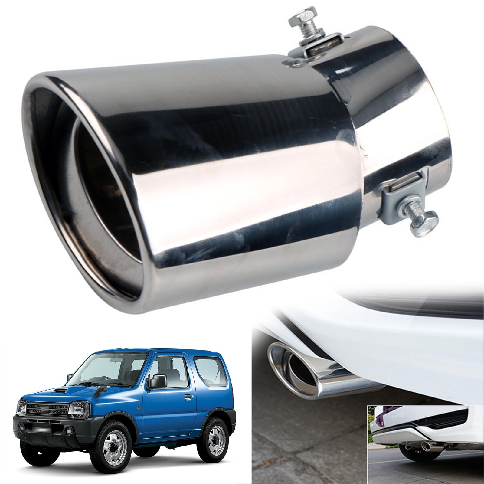 

Suzuki Jimny JB23 Тип JA22 Тип Эксклюзивный Насадка Глушителя Автомобильная Хвостовая Труба Кастомный Выхлоп song серебряный