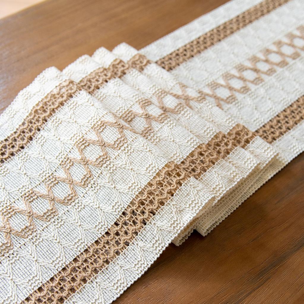 Interior Mat Decorative Dining Table Cloth Table Flag Long Table Mat Cotton And Linen Woven Cover Fabric Retro Classic Home