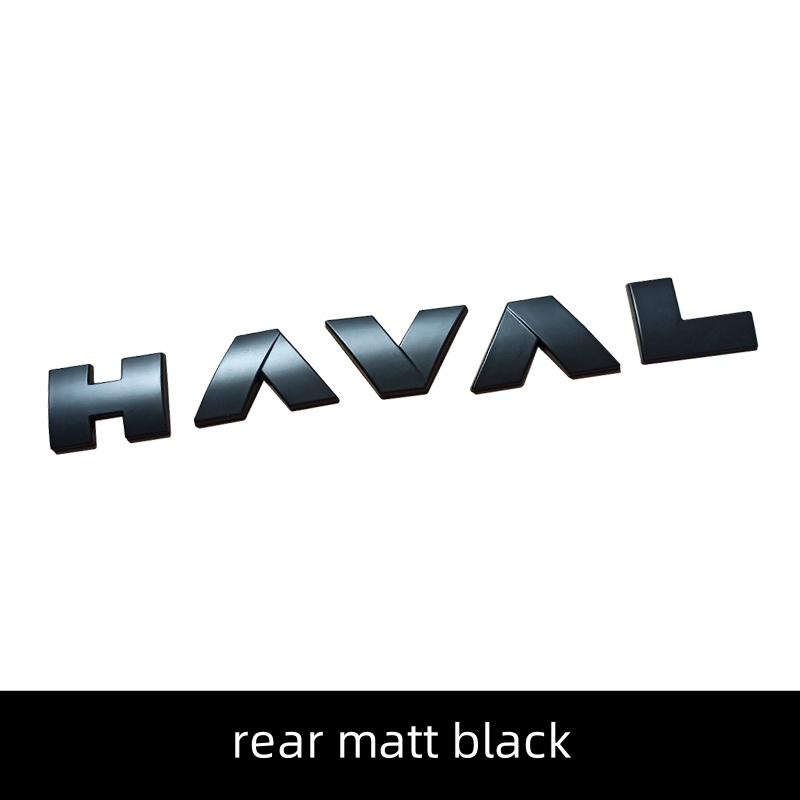 Great Wall Haval Dargo Jolion H5 M6plus İçin Haval H6 Siyah Logolu Amblemler Ön Panjur Bagaj Arka Çıkartma Gövde Dekalı 1 Adet