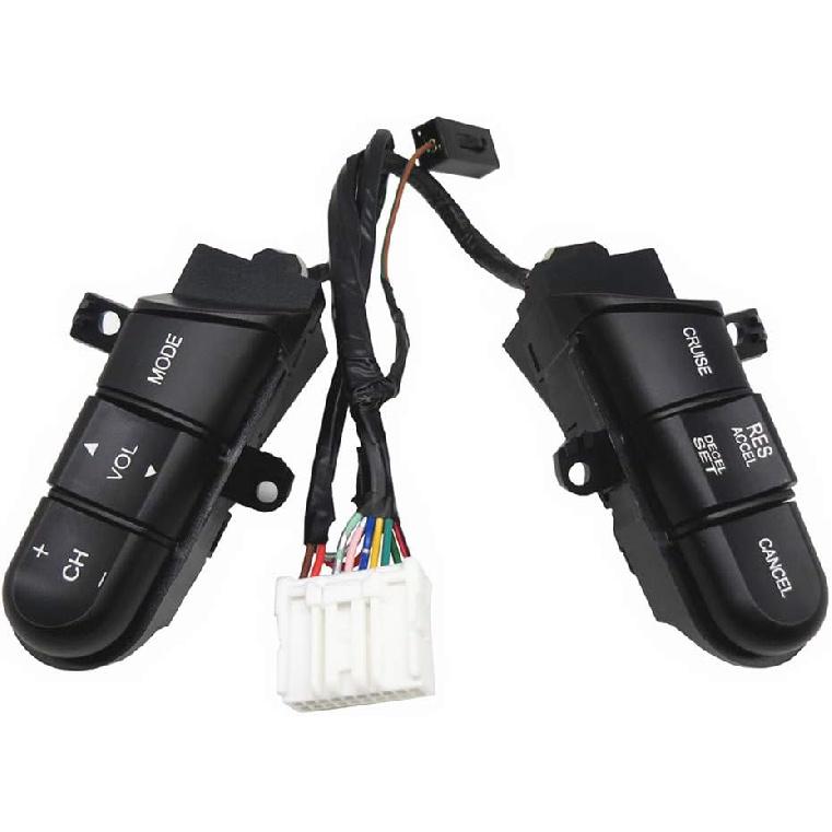 Steering Wheel Cruise Control Switch 36770-SVA-A41 36770-SNA-A12 for Honda Civic 2006-2008 orange backlight