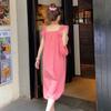 Dress Women's Summer Dress Playful Princess Square Collar Han Fan Design Sense Small Flying Sleeves Age-reducing Dress Summer Women