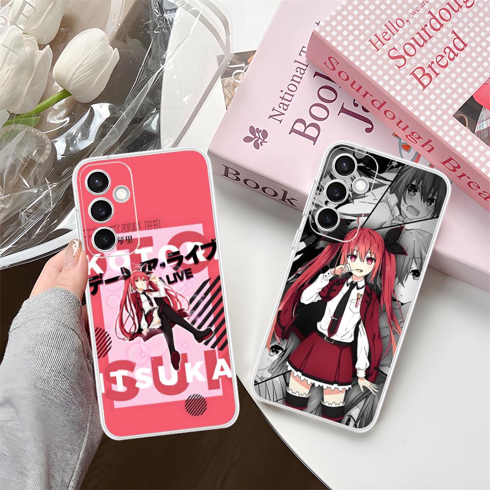 Date a Live Kotori Itsuka Klare Handyhülle für Samsung Galaxy S25 S24 S23 S22 S21Plus FE Ultra Bunte Hülle
