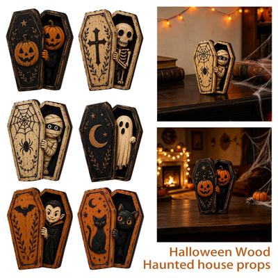 Halloween Wooden Decoration with Design for House Bar Scene Props